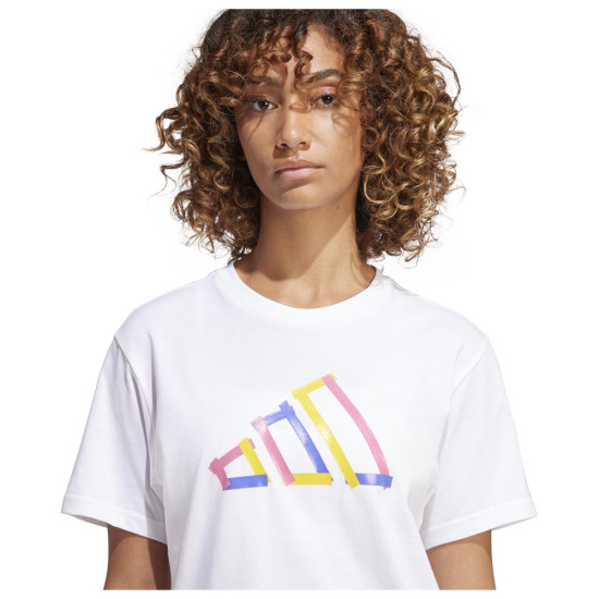Adidas Γυναικεία κοντομάνικη μπλούζα Tech Fill Graphic Tee Adidas Γυναικεία κοντομάνικη μπλούζα Tech Fill Graphic Tee